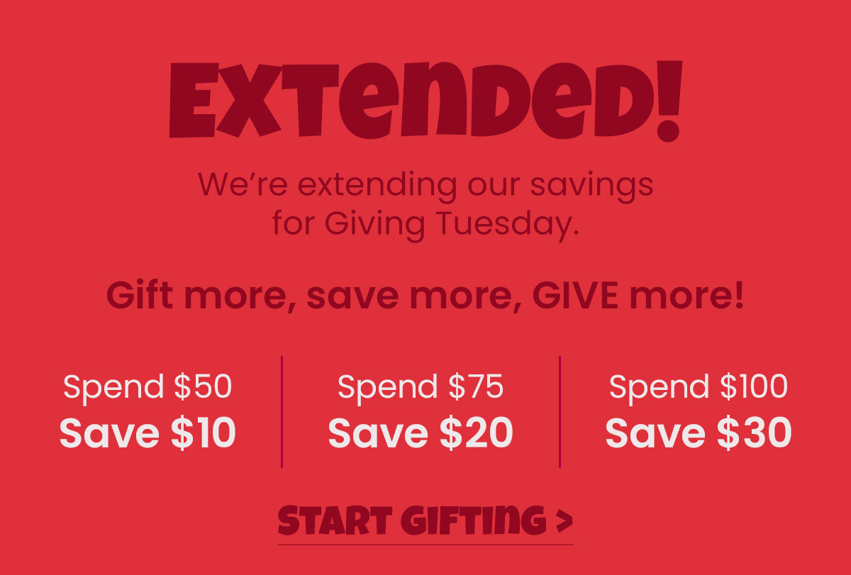 Black Friday Savings - Save up to $30