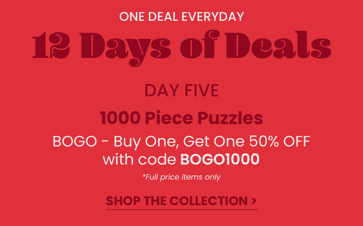 12 Days of Deals  - 1000 Piece Puzzles